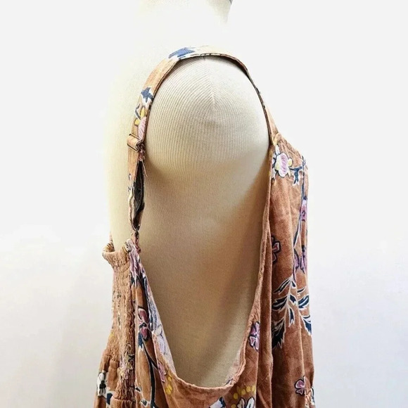 NWT SONOMA Women Sleeveless Pullover Brown Elastic Waist V-Neck Dress Size 4X - Picture 7 of 15